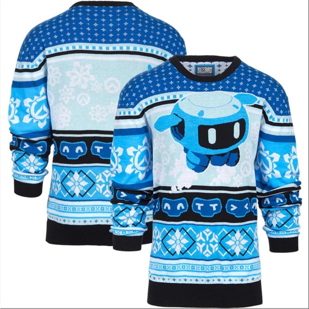 Brand New Overwatch Blue Sweater XL
